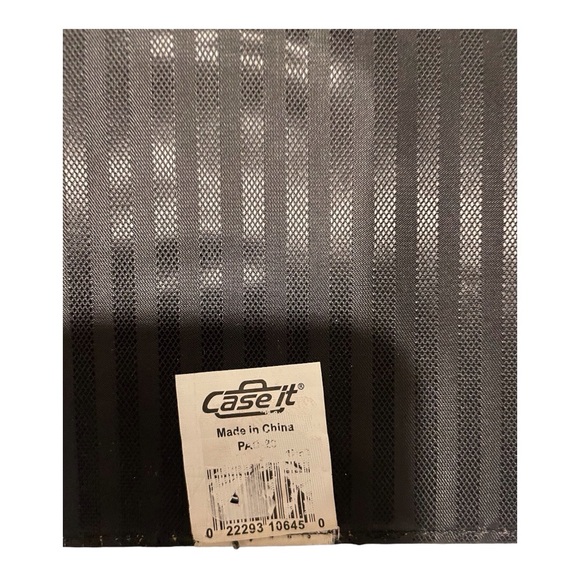 💥CASE IT Black Faux Leather Organizer Folio The Chief Padfolio💥 - Picture 4 of 4